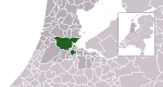 Carte de localisation d'Amsterdam