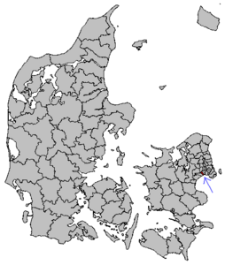 Vallensbæk – Localizzazione
