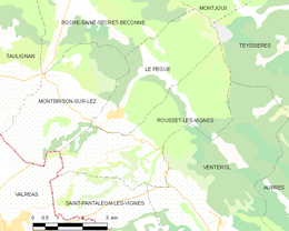 Rousset-les-Vignes - Localizazion