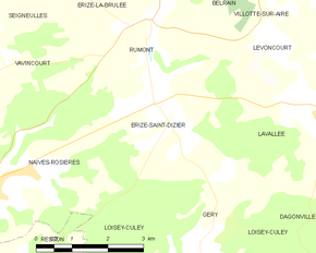 Poziția localității Érize-Saint-Dizier