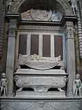 Надгробие Карло Марсуппини. 1453, церковь Санта-Кроче, Флоренция