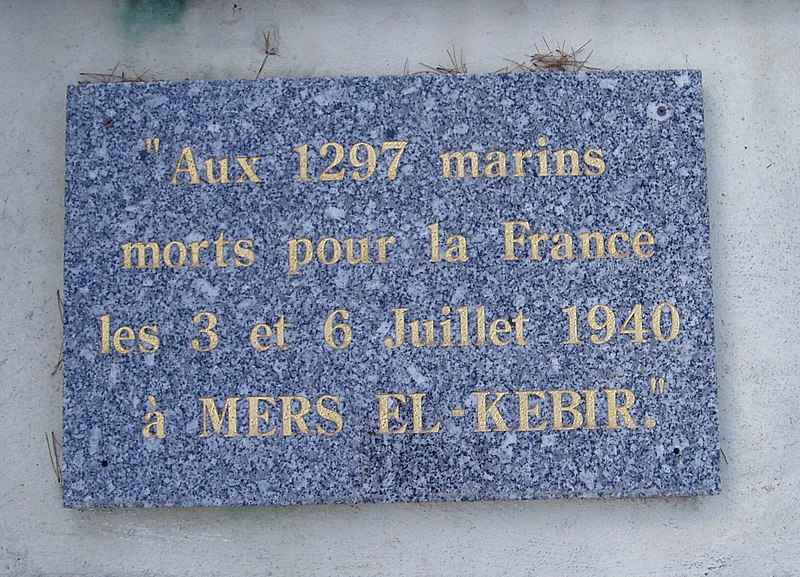 File:Mers el Kebir Memorial at Toulon, France.jpg