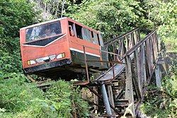 A "molek" crosses a bridge, January 2019