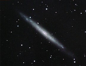 Galaxie NGC 4244. Autor: Ole Nielsen