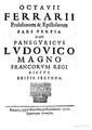 Prolusionum & epistolarum pars tertia, 1674.