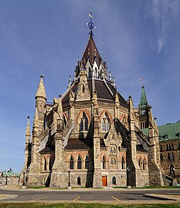 Perpustakaan Parlimen di Ottawa, Ontario