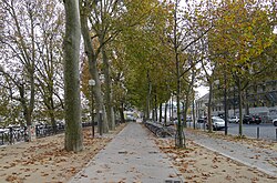 Quai d’Austerlitz auf Höhe des Gare d’Austerlitz