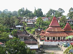 Masjid Tuo Pariangan (Masjid Ishlah) di nagari Pariangan, Pariangan, Tanah Datar, Sumatera Barat.
