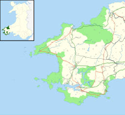 Pembrokeshire Coast National Park UK location map.svg