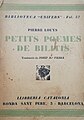 Pierre Louÿs: Petits poemes de Bilitis (ca. 1934)