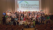 Participation in Wikiconvention francophone 2018, Grenoble - France