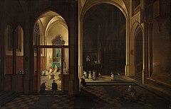 Avondmis in een gotische kerk in het Kunsthistorisches Museum Wien