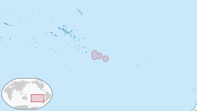Isole Pitcairn - Localizzazione