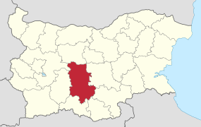 Localisation de Plovdiv en Bulgarie