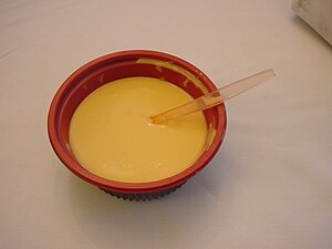 A bowl of pumpkin cream soup
