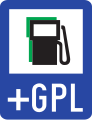 Tankstelle mit Autogas