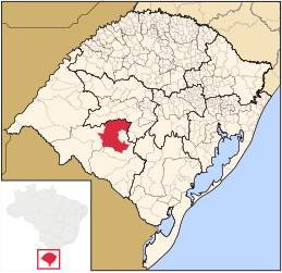 São Gabriel – Mappa