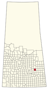 Location of the RM of Ituna Bon Accord No. 246 in Saskatchewan