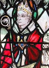 Saint Aidan, Bishop of Lindisfarne, Enlightener of Northumbria.