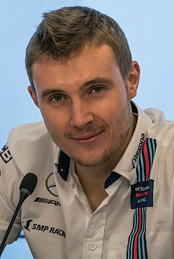 Sergei Sirotkin vuonna 2018.