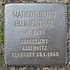 Stolperstein Bad Bentheim Heinrich-Kloppers-Straße 11 Margot Ruth Blumenthal