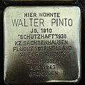 Stolperstein Weener Graf Ulrich Straße 12 Walter Pinto