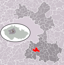 Strančice – Mappa