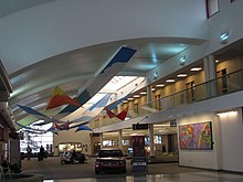 Terminal of Central Illinois Regional Airport Terminal interior at Central Illinois Regional Airport, Nov 2009.jpg