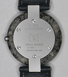 Tissot RockWatch R151 white&black, new back