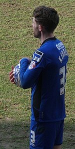 Kennedy playing for Rochdale in March 2015. Tomkennedy.jpg