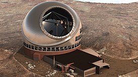 Тридцатиметровый телескоп в представлении художника