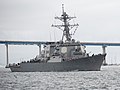 USS Milius in San Diego Bay, February 7, 2017