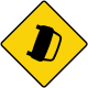 Vienna Conv. road sign Ab-35-V1