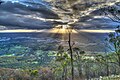 View from the lookout near the Kyeema crash site on Mount Dandenong. HDR processed image.