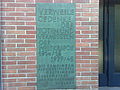 Gedenksteine für Soldaten, die in den Weltkriegen gefallen sind