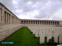 View of Pozières Memorial