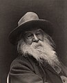 Image 13 Walt Whitman Photograph: George C. Cox; restoration: Adam Cuerden Walt Whitman (1819–1892) was an American poet, essayist and journalist. A humanist, he was a part of the transition between transcendentalism and realism, incorporating both views in his works. Whitman is among the most influential poets in the American canon, often called the father of free verse. His work was very controversial in its time, particularly his poetry collection Leaves of Grass (first published in 1855, but continuously revised until Whitman's death), which was described as obscene for its overt sexuality. More selected pictures