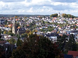 Skyline of Warstein