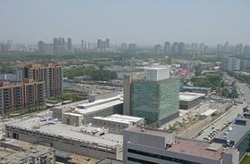 Vue de la mission diplomatique