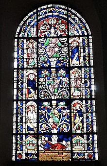 Kopie des Kirchenfensters aus dem Mittelalter