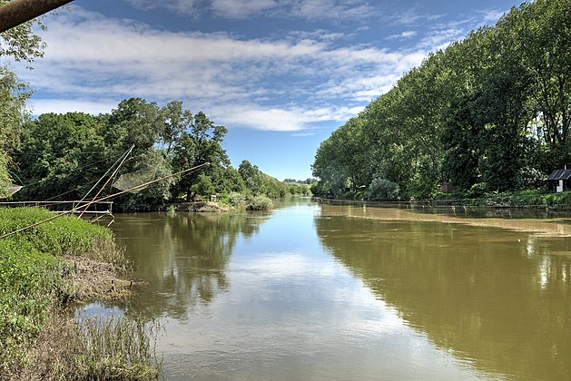 Zusammenfluss von March und Thaya von Doronenko