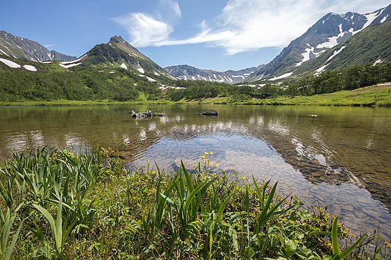 77. Озеро Тахколоч, горный массив Вачкажец, Камчатка Автор — NadezhdaKhaustova