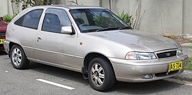 1995 Daewoo Cielo GLX 3-door hatchback (22352445050).jpg