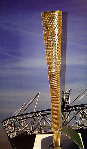 2012 Olympic Torch, St William House, Cardiff,...