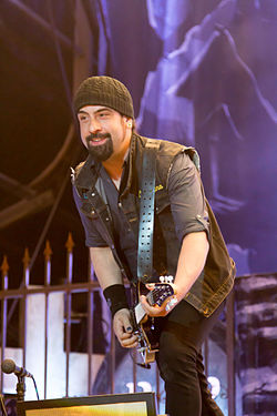 Rob Caggiano Nova Rock -festivaalilla vuonna 2014.