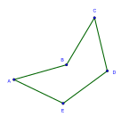 Неопуклий (вгнутий) п'ятикутник