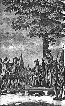 Группа раскольников в Норфолке во время восстания Роберта Кетта в 1549 году. Jpg