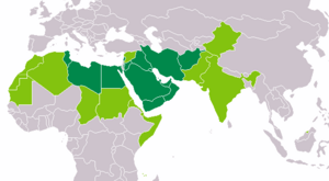 الأبجدية العربية العالم التوزيع.