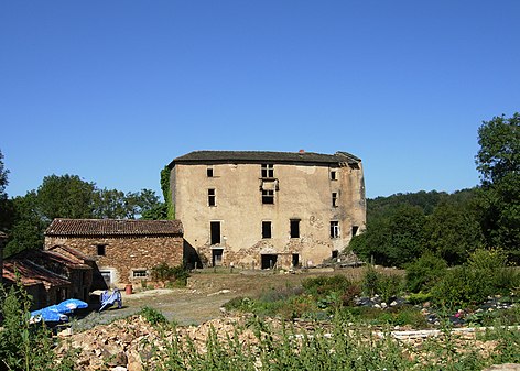 Le château avant la récente campagne de restauration.