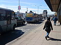 Buses en Avenida Los Carrera